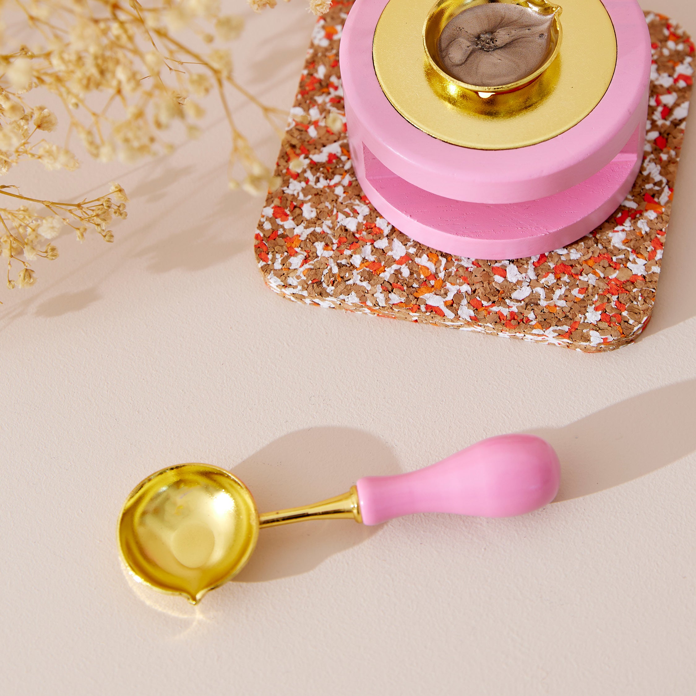 Melting Spoon - Pink Handle – Sea and Paper Creative Studio