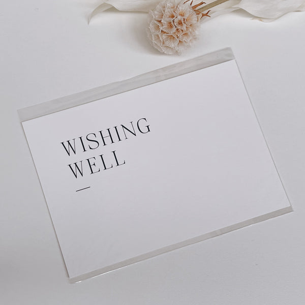 Assorted Wedding Table Signs - Grace *clearance*
