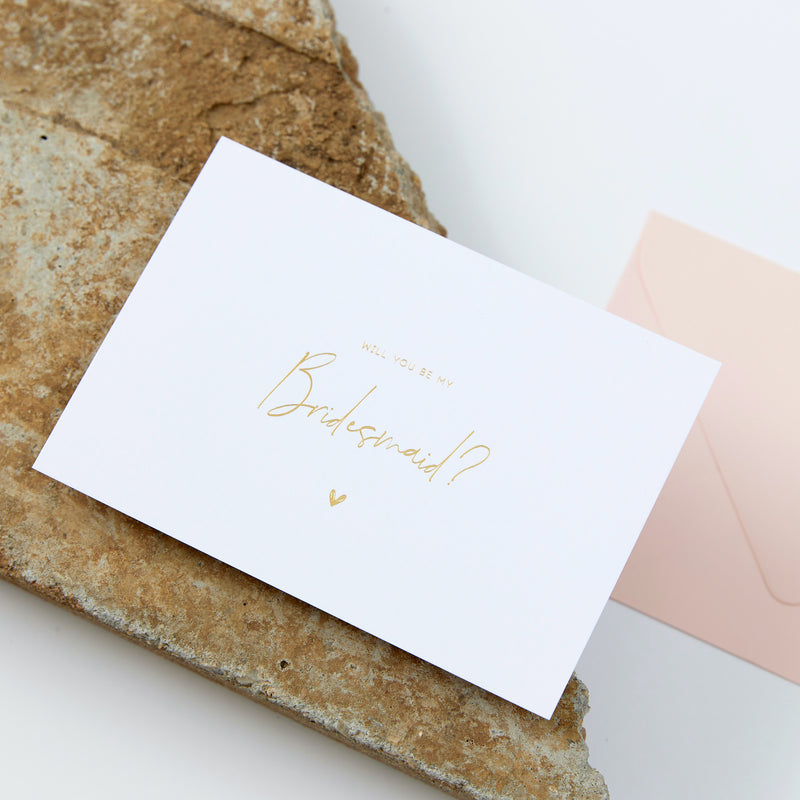 Assorted Gold Foil & White Proposal Party Cards - SECONDS QUALITY