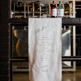 Fabric Signage - Bar Menu