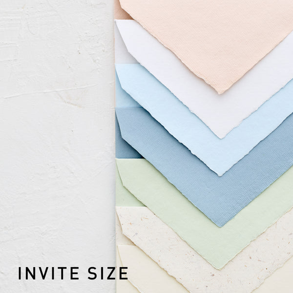 Handmade Paper Envelopes - Invitation Size