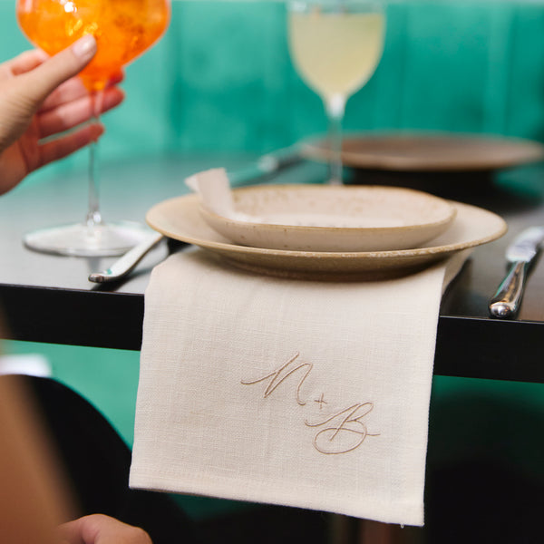 Embroidery Napkins - Monogram