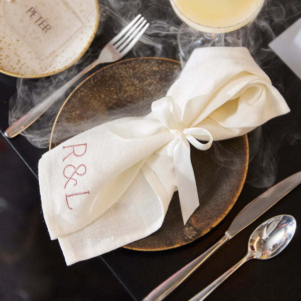 Embroidery Napkins - Monogram