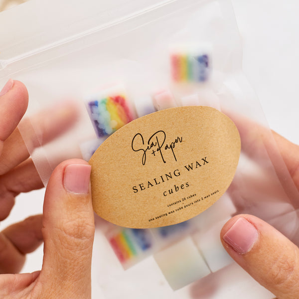 Sealing Wax Cubes - Rainbow