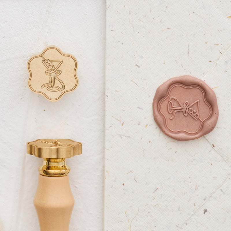 Wax Seal Stamp - Martini Floret