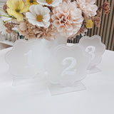 A6 Acrylic Table Numbers - 3D Letters