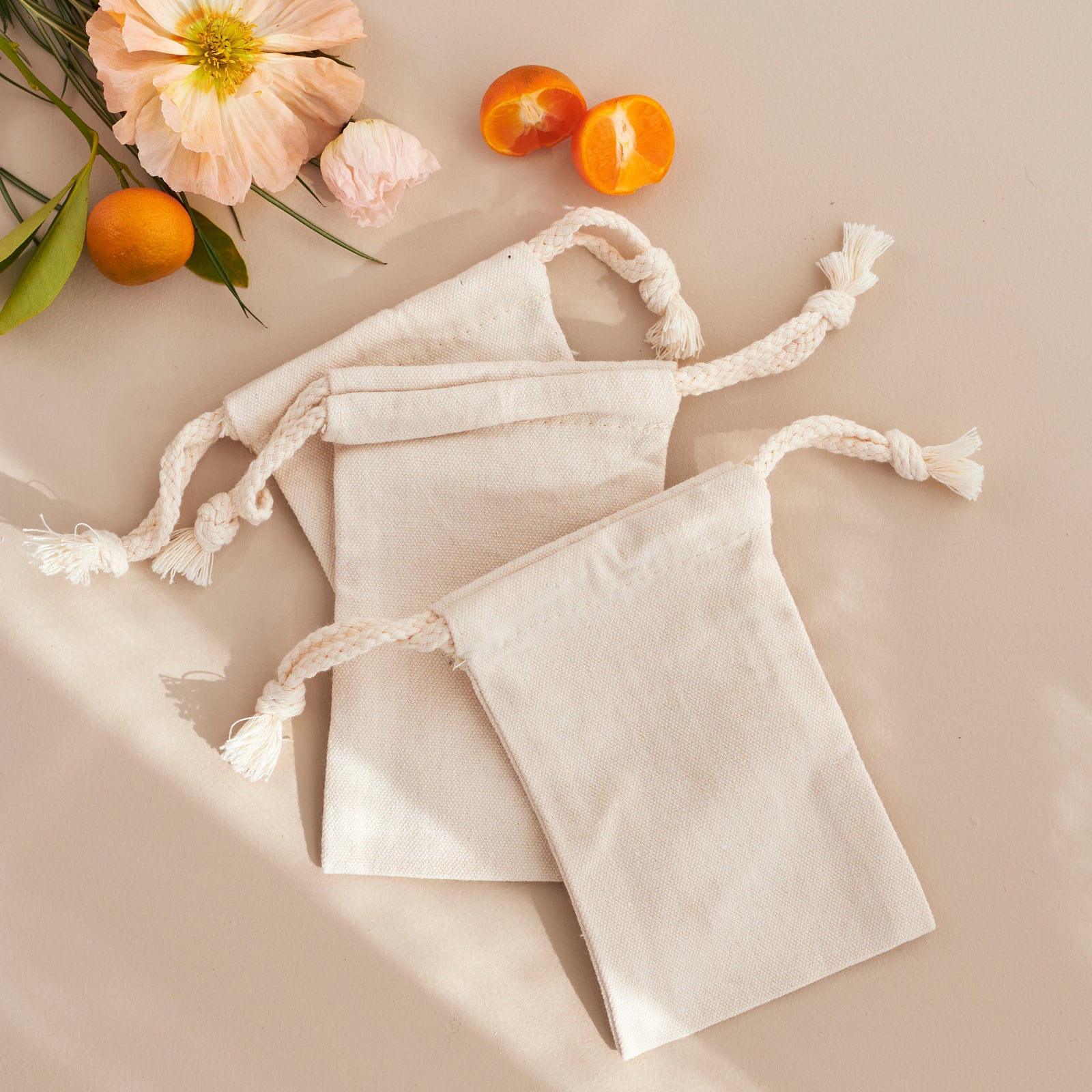 Linen drawstring pouch best sale