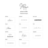 Scored Place Cards - 90x100mm