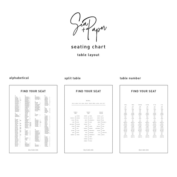 Cheer - Seating Chart