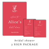 Bridal Shower - Signage Package